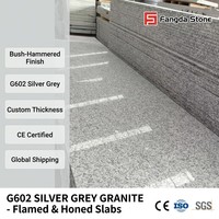 Plan de travail de cuisine en granit blanc sésame G602 - Pierre naturelle imperméable et économique pour îlot de cuisine d'hôtel et d'appartement