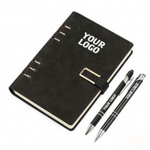 สมุดโน้ตแบบถอดได้ Ys859 ขายส่ง ปกสมุดแบบถอดได้สำหรับโรงเรียน บริษัท หรือการประชุม พร้อมโลโก้ - Product Image 1