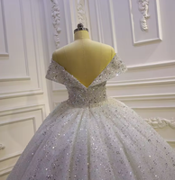2024 nouveauté personnalisé Premium luxe grande taille hors épaule Sequin dentelle robe de mariée élégante robe de mariée