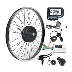 Mxus elektrikli bisiklet dönüşüm kiti ayı 500 w 48v/500watt hub motor kiti hindi e bisiklet 26 inç için 500 watt elektrik motoru hub