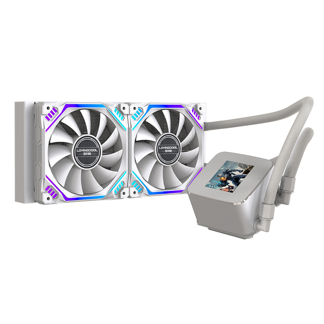 LOVINGCOOL OEM High Quality Liquid Cooler 240 Aio Water Cooler with Display Screen for Gaming PC INTEL LGA115X/1200/2011/2066