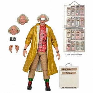 NECA Ritorno al Futuro Action Figure Dr. Emmett Brown Vestiti Gialli 7 Pollici Bambola - Product Image 3