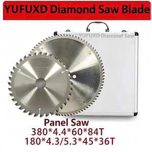 Hoja de sierra de diamante YUFU Kunlun de grado industrial soldada con láser y prensada en caliente para corte en sierras de mesa y sierras de panel para carpintería - Product Image 4