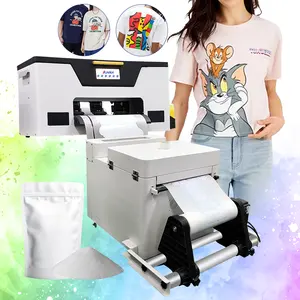 Sunika A3 30cm 12 inci PET Film DTF Transfer Printer kemeja jual panas mesin cetak mudah dioperasikan T-Shirt DTF Printer