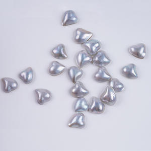 Cuentas de Perlas de Agua Dulce Blancas Naturales de 15 mm, Cuentas de Mármol de Agua de Mar, Cuentas Sueltas Semiterminadas para Joyería Trenzada DIY - Product Image 2