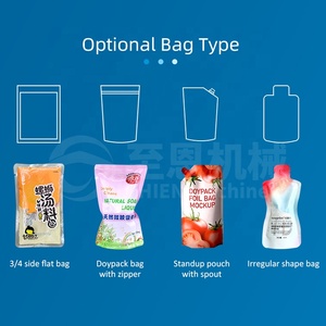 Tự động 8 trạm quay Loại nấu ăn nước sốt dầu dán chất lỏng điền niêm phong máy đóng gói - Product Image 5