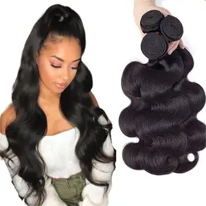 Drop Shipping No Tanging No Shedding and Can Be Dyed Top Grade Virgin Brazilian Body Wave Human Hair Bundles Vendors