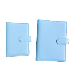 Raccoglitori economici personalizzati macaron all'ingrosso A5/A6 raccoglitore budget <span class=keywords><strong>a</strong></span> scacchi in pelle PU raccoglitore budget planner A5 - Product Image 1