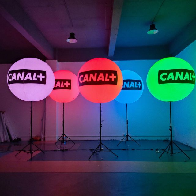 Customizable Color-Changing LED Inflatable Balloon Weather Resistant for Outdoor Advertising