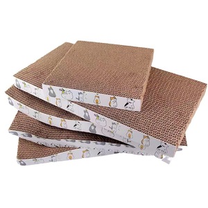 Papan Garukan Kucing dari Karton Bergelombang Besar Tahan Lama Bebas Debu Tahan Aus untuk Perlindungan Furnitur Kucing Grosir - Product Image 3