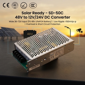 Convertitore DC-DC Isolato 50W da 12V a 5V 10A SD-50C-5 Senza Ventola con Ampio Ingresso per Controllo Industriale Veicolare - Product Image 3