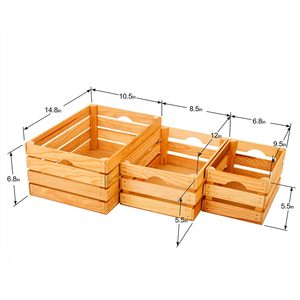Caisses <span class=keywords><strong>en</strong></span> <span class=keywords><strong>bois</strong></span> boîte <span class=keywords><strong>de</strong></span> rangement multifonctionnelle, artisanat artisanal <span class=keywords><strong>en</strong></span> <span class=keywords><strong>bois</strong></span>, <span class=keywords><strong>pommes</strong></span> caisses à fruits - Product Image 2