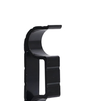 Support mural double pour tringle à rideaux en alliage d'aluminium, compatible avec les tringles de 13/16 et 16/19 pouces