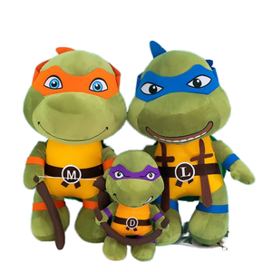 Tùy chỉnh phim hoạt hình đa màu <span class=keywords><strong>Ninja</strong></span> Rùa biến thể mềm Thú nhồi bông Đồ chơi siêu mềm sang trọng PP bông đôi mắt to để giảm căng thẳng - Product Image 2