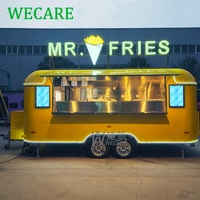 WECARE Carros De Comida Pizza Churros Boulangerie Burger Food Truck Hotdog Cart Remorque de service alimentaire mobile entièrement équipée à vendre