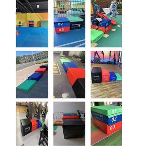 กล่องกระโดดเล่นยิมนาสติกแบบ plyometric ทำจากโฟมฝึกความแข็งแรง4-in-1ส่งตรงจากโรงงาน - Product Image 6