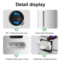 Humidificateur à ultrasons à brume froide 9L Appareil à eau silencieuse à remplissage par le haut Humidificateurs intelligents pour chambre électrique Diffuseur d'huile