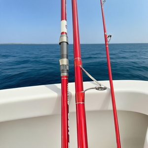 Gran oferta OEM 3 secciones caña de pescar giratoria caña giratoria de agua salada con guía Fuji y asiento de rueda - Product Image 5