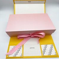 Boîtes cadeaux magnétiques pliables rigides de luxe en usine Boîtes en papier haut de gamme personnalisées avec impression offset en éponge