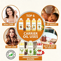 Huile Végétale Essentielle 2026 à Succès : Huile Porteuse de Moringa, Avocat, Argan, Jojoba, Aloe Vera, Rose Musquée pour Soins de la Peau et Massage