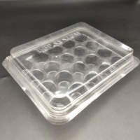 Couvercle de plateau blister transparent en PET personnalisé pour truffes bonbons plateau d'insertion de chocolat en plastique personnalisé pour la nourriture pour le sucre
