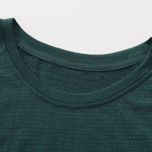 Camiseta Deportiva de Manga Corta de Estilo Moderno, Tejido de Punto con Serigrafía Sólida, Lana Merino, Malla Transpirable, Control de Humedad, Sin Olor - Product Image 6