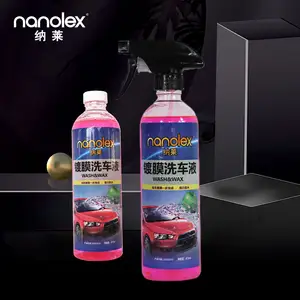 Nanolex 202 Car Care Magic kit de nettoyage de voiture lavage sans eau et cire spray nettoyeur à sec avec marque privée shampooing en gros