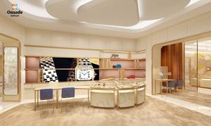 Jewelry Store <b>Display</b> Furniture with Showcases, <b>Wall</b> <b>Cabinets</b> and Counters for Retail Interior Design and Luxury Shop Projects - Product Image 3