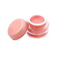 Baume à lèvres rose hydratant végétalien de soin de la peau coréen en marque privée, baume à lèvres naturel aux fruits