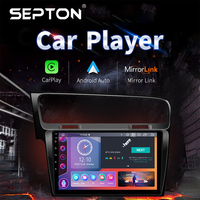 Autoradio multimédia lecteur DVD vidéo pour Volkswagen VW Golf 7 4G WIFI Carplay GPS 2 Din autoradio stéréo