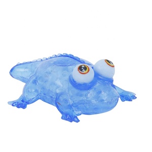 Soft TPR Lizard Wet Toy Colorful Squeeze Sensory <b>Fidget</b> Stress Relief Animal Figure Gift for Children - Product Image 2