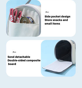 Dayanıklı hafif taşınabilir el omuz Pet taşıyıcılar diyagonal strapets büyük kapasiteli evcil köpek için nefes köpek çanta - Product Image 6