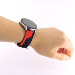 Tali jam 20MM 22MM untuk jam tangan Samsung Galaxy 6 5 Pro/4/Klasik/Gear S3 Frontier/gelang olahraga silikon aktif untuk Huawei GT2 <span class=keywords><strong>3</strong></span> - Product Image 5