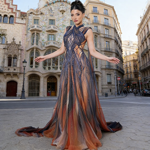 <span class=keywords><strong>Robe</strong></span> de bal <span class=keywords><strong>sirène</strong></span> de Dubaï personnalisée OEM ODM, ornée de paillettes et de perles, avec traîne, <span class=keywords><strong>robe</strong></span> de soirée de luxe pour femme, tenue de fête, vente en gros - Product Image 1