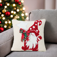 OEM ODM Housses de coussin de Noël imprimées 100% acrylique, série Noël, pour la décoration de la maison