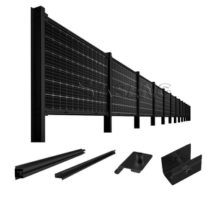 Hiệu quả cao năng lượng mặt trời hàng rào gắn hệ thống dọc bifacial <span class=keywords><strong>PV</strong></span> Bảng điều khiển cho nhà máy điện năng lượng mặt trời hàng rào - Product Image 3