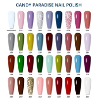 KUDAN Candy Land Vernis à ongles à base d'eau, couleurs tendance et scintillantes, non toxique, adapté aux débutants, pour salon et DIY, fourniture en gros de produits cosmétiques