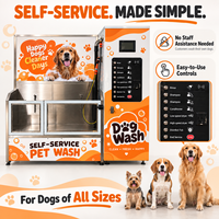 Stasiun Cuci Anjing Swalayanan Komersial Mesin Mandi Hewan Peliharaan dari Baja Anti Karat untuk Toko Hewan Peliharaan, Franchise, Pabrik OEM ODM