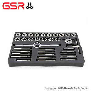 M3~M12 37PCS Hand <strong>Tap</strong> &amp; Round <strong>Die</strong> &amp; <strong>Tap</strong> Wrench <strong>Tap</strong> <strong>and</strong> <strong>Die</strong> <strong>Set</strong> <strong>of</strong> Threading <strong>Taps</strong> - Product Image 2