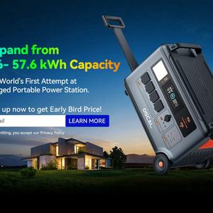 สถานีไฟฟ้าพกพา Oscal Powermax 3600 กำลังไฟ 3600 วัตต์ ความจุแบตเตอรี่ 57600 วัตต์-ชั่วโมง LiFePO4 คลื่นไซน์บริสุทธิ์ พร้อมแผงโซลาร์เซลล์ อะแดปเตอร์ AC ชาร์จไฟแบบ Type C Blackview UPS - Product Image 6