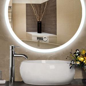 Miroir intelligent avec lumière salle de bain salle de bain led miroir magique toilette <span class=keywords><strong>lunettes</strong></span> antibuée rond miroir lumineux personnalisation - Product Image 5