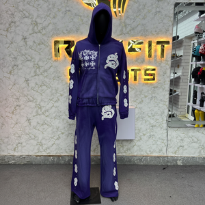 Fabricante alto Crea tu propia idea Diseño Precio bajo Cremallera Chándal para hombres Estilo único Nuevo diseño Chándales para hombres - Product Image 1