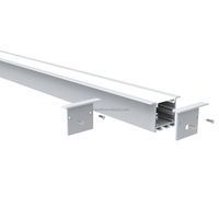 Suspension LED en profilé aluminium avec couvercle PC, lumière linéaire dimmable, garantie 5 ans pour la décoration de bureaux et de maisons