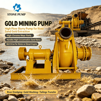 Pompe de dragage à aspiration pour l'extraction de l'or, haute teneur en chrome, anti-abrasion, pour l'extraction de l'or en rivière