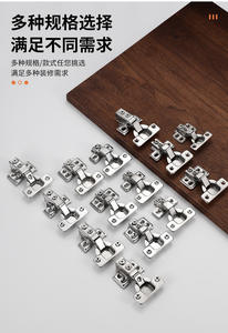 Charnière de meuble en acier laminé à froid, design traditionnel, pour portes d'armoires de cuisine - Durable, installation facile, ouverture à 90 degrés, pour la maison - Product Image 4