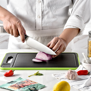 Dual-Sided Multi-Functional Non-Stick <b>Plastic</b> Cutting Board Defrosting and Chopping <b>Blocks</b> - Product Image 4