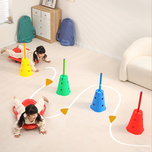 Tavola di Equilibrio per Bambini a Quattro Ruote, Sicura, Ecologica, Durevole, Montessori, con Superficie Antiscivolo, per Uso Interno ed Esterno - Product Image 4