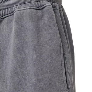 Pantalon de survêtement Streetwear coton lourd Boxy Fit pantalon de survêtement éponge française 100% coton taille élastique jambe large surdimensionné - Product Image 5