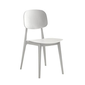 Modern Minimalist Eco-Friendly Lightweight <b>Stackable</b> Plastic Dining <b>Chair</b> with Stable Legs Waterproof Design for <b>Outdoor</b> Use - Product Image 3