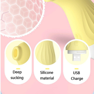Vibrateur rose en silicone liquide pour femmes, stimulateur clitoridien, mini, 10 vitesses, recharge USB directe, silencieux, pour <span class=keywords><strong>adultes</strong></span> - Product Image 3